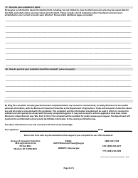 Form 601 Consumer Complaint - Id Theft &amp; Privacy Protection - Wisconsin, Page 4