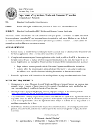 Document preview: Form TR-WM-79B Liquefied Petroleum Gas (Lpg) Meter Operator License Application - Wisconsin