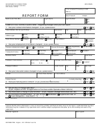 Form DOC-8 &quot;Offender Report Form&quot; - Wisconsin