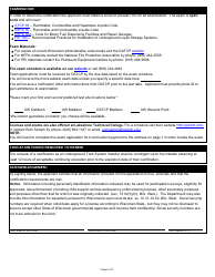Form TR-WM-116 Underground Tank System Installer Examination Application - Wisconsin, Page 2