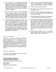 Instructions for Form DFI/DCCS/308 Charitable Organization Annual Report - Wisconsin, Page 5