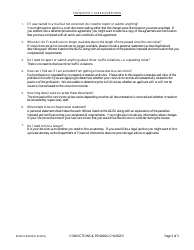 Form DFI/DCCS/2252 Convictions and Pending Charges - Wisconsin, Page 3