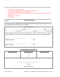 Form DFI/OCU/116E Community Field of Membership (Fom)/Expansion of Community Fom Application - Wisconsin, Page 3