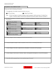 Form DFI/BKG/745 Trust Powers Application - Wisconsin, Page 2