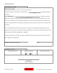 Form DFI/BKG/745 Trust Powers Application - Wisconsin, Page 6