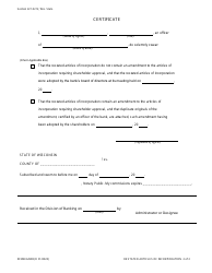 Form DFI/BKG/998 Restated Articles of Incorporation - Wisconsin, Page 2