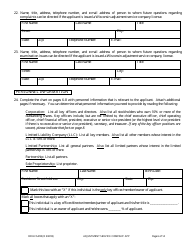 Form DFI/LFS/200 Adjustment Service Company License Application - Wisconsin, Page 10