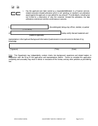 Form DFI/LFS/200 Adjustment Service Company License Application - Wisconsin, Page 14