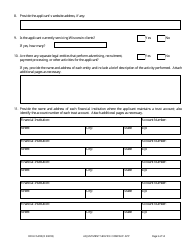Form DFI/LFS/200 Adjustment Service Company License Application - Wisconsin, Page 7