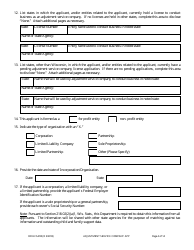 Form DFI/LFS/200 Adjustment Service Company License Application - Wisconsin, Page 8