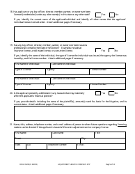 Form DFI/LFS/200 Adjustment Service Company License Application - Wisconsin, Page 9