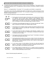 Form DFI/LFS/400 Collection Agency License Application - Wisconsin, Page 12