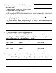 Form DFI/LFS/500 Community Currency Exchange License Application - Wisconsin, Page 8