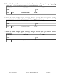 Form DFI/LFS/800 Payday Lender License Application - Wisconsin, Page 13