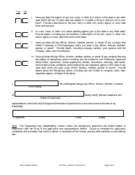 Form DFI/LFS/800 Payday Lender License Application - Wisconsin, Page 19