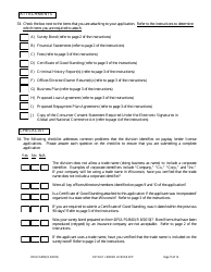 Form DFI/LFS/800 Payday Lender License Application - Wisconsin, Page 20