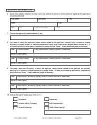 Form DFI/LFS/800 Payday Lender License Application - Wisconsin, Page 8