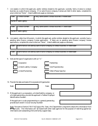Form DFI/LFS/110I Sales Finance Company License Application - Wisconsin, Page 7