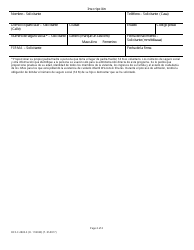 Formulario DCF-F-2835-S Inscripcion Para El Cuidado Infantil Wisconsin Shares - Wisconsin (Spanish), Page 2