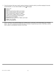 Form DCF-F-419 Rehabilitation Review Application - Wisconsin, Page 3