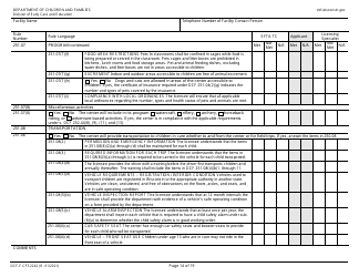 Form DCF-F-CFS2242 Initial Licensing Checklist &quot; Group Child Care Centers - Wisconsin, Page 14