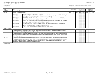 Form DCF-F-CFS2242 Initial Licensing Checklist &quot; Group Child Care Centers - Wisconsin, Page 18