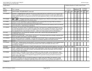 Form DCF-F-CFS2242 Initial Licensing Checklist &quot; Group Child Care Centers - Wisconsin, Page 2