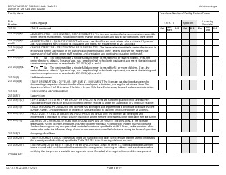 Form DCF-F-CFS2242 Initial Licensing Checklist &quot; Group Child Care Centers - Wisconsin, Page 3