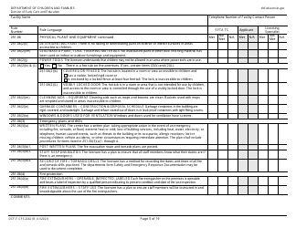 Form DCF-F-CFS2242 Initial Licensing Checklist &quot; Group Child Care Centers - Wisconsin, Page 5