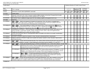 Form DCF-F-CFS2242 Initial Licensing Checklist &quot; Group Child Care Centers - Wisconsin, Page 7