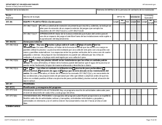 Formulario DCF-F-CFS2242-S Lista De Verificacion De La Licencia Inicial: Centros Grupales De Cuidado Infantil - Wisconsin (Spanish), Page 15