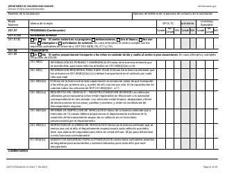 Formulario DCF-F-CFS2242-S Lista De Verificacion De La Licencia Inicial: Centros Grupales De Cuidado Infantil - Wisconsin (Spanish), Page 21