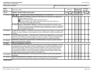 Formulario DCF-F-CFS2242-S Lista De Verificacion De La Licencia Inicial: Centros Grupales De Cuidado Infantil - Wisconsin (Spanish), Page 7