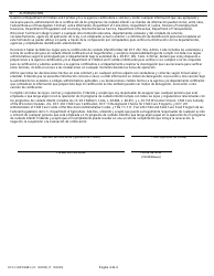 Formulario DCF-F-DWSW48-S Solicitud De Certificacion - Programas De Cuidado Infantil Familiar Y En El Hogar - Wisconsin (Spanish), Page 4