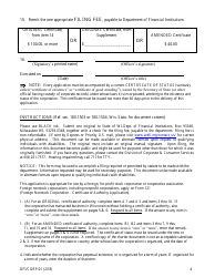 Form DFI/CORP/21 Foreign Business Corporation Certificate of Authority Application - Wisconsin, Page 4