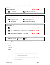 Form DFI/DOS/LR Request for Registrant List - Wisconsin, Page 2