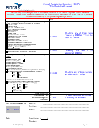 Form DFI/DOS/LR Request for Registrant List - Wisconsin, Page 3