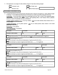 Form DFI/BCA/300 Credit Services Organization Registration Application - Wisconsin, Page 3