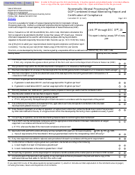 Document preview: Form 4530-177 Nonmetallic Mineral Processing Plant Gop Combined Annual Monitoring Report and Certification of Compliance - Wisconsin