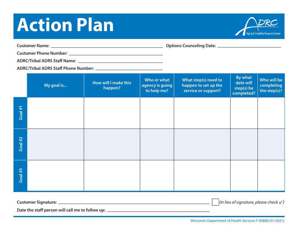 Form F-00888 - Fill Out, Sign Online and Download Fillable PDF ...