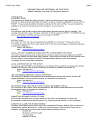 Form F-43021 Wisconsin Well Woman Program Multiple Sclerosis (Ms) Report and Referral - Wisconsin, Page 2