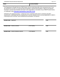 Form F-01938 Wisconsin EMS Paramedic Training Record - Nccp Paramedic Refresher Requirements - Wisconsin, Page 7
