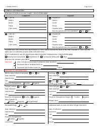 Form F-02086 Histoplasmosis Case Worksheet - Wisconsin, Page 2