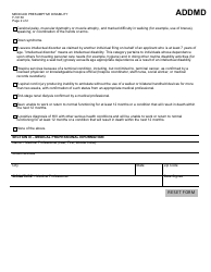 Form F-10130 Medicaid Presumptive Disability - Wisconsin, Page 2