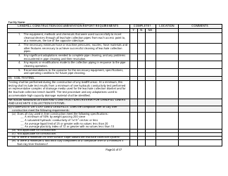 Landfill Construction Documentation Completeness Checklist - Wisconsin, Page 24
