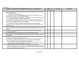 Landfill Construction Documentation Completeness Checklist - Wisconsin, Page 29