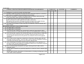 Landfill Construction Documentation Completeness Checklist - Wisconsin, Page 36