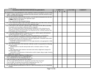 Design and Construction Criteria Completeness Checklist - Wisconsin, Page 11