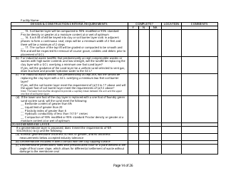Design and Construction Criteria Completeness Checklist - Wisconsin, Page 14