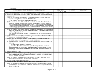 Design and Construction Criteria Completeness Checklist - Wisconsin, Page 23
